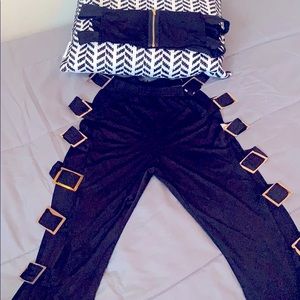 Black Two Piece Set
